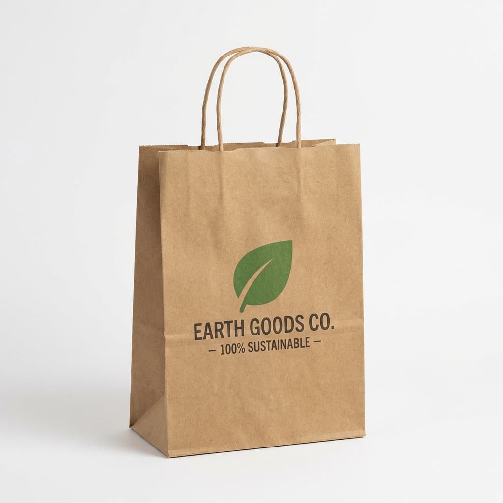 Premium Kraft Shopper